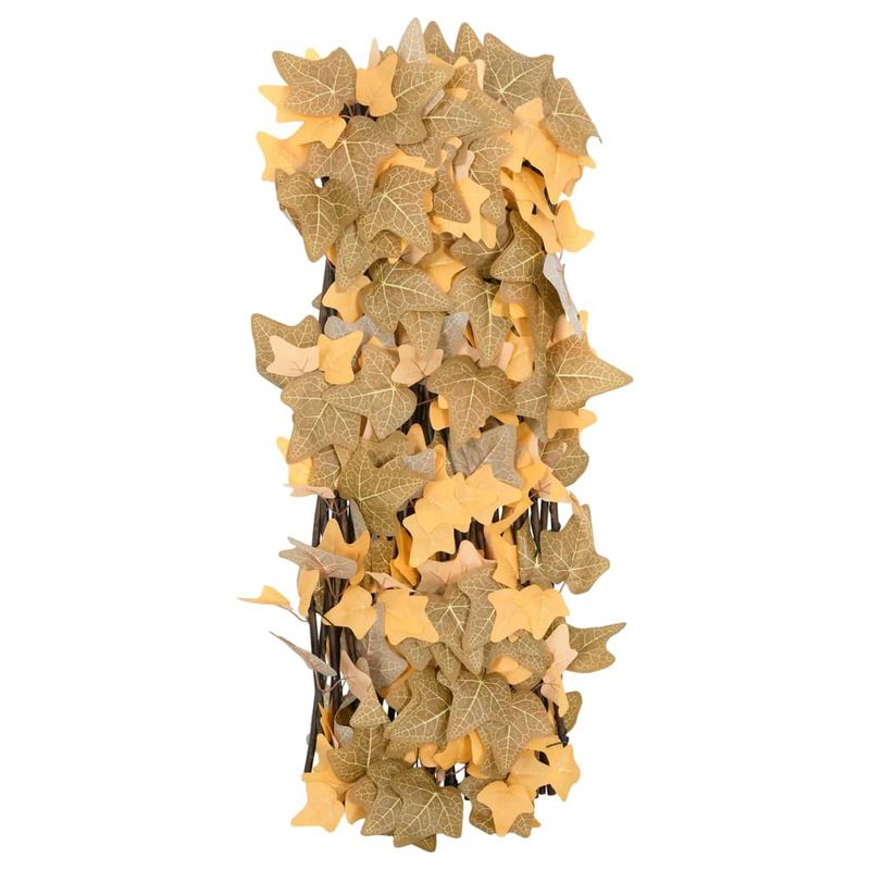 Casa si Gradina - Gradina si terasa - Garduri, panouri si accesorii - Spalier frunze artar false extensibil 5 buc. oranj 180x60 cm - Infinity.ro