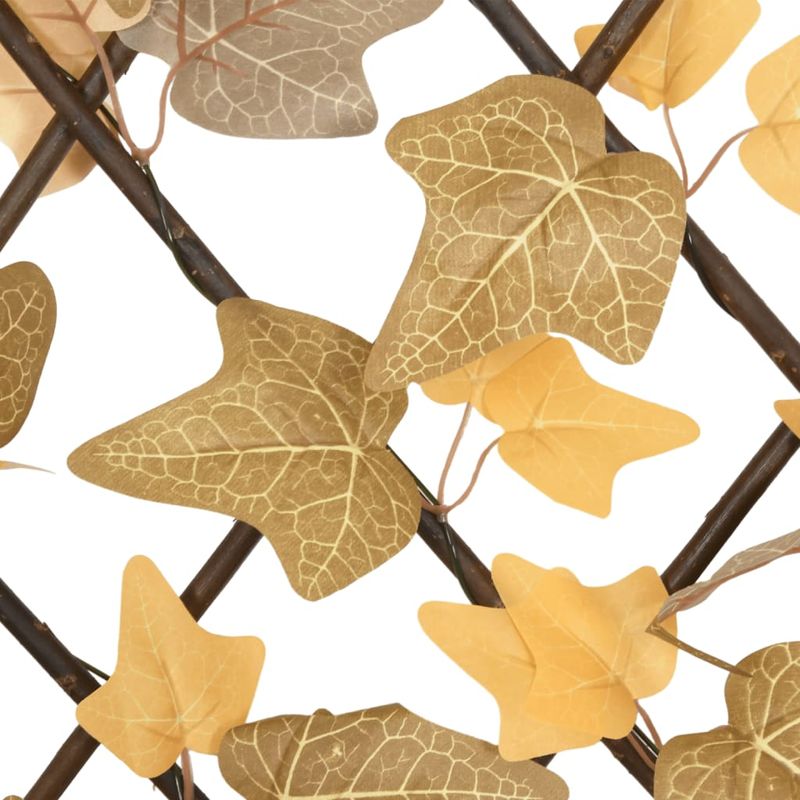 Casa si Gradina - Gradina si terasa - Garduri, panouri si accesorii - Spalier frunze artar false extensibil 5 buc. oranj 180x60 cm - Infinity.ro
