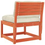 Casa si Gradina - Gradina si terasa - Mobilier exterior - Canapele si fotolii gradina - Canapea de gradina cu perne, maro ceruit lemn masiv pin - Infinity.ro