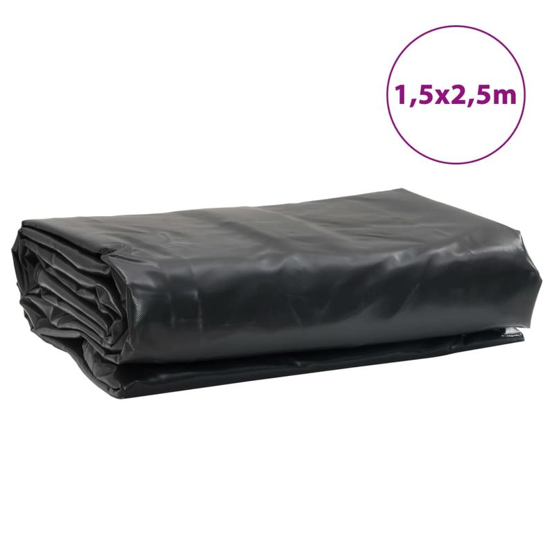 Casa si Gradina - Gradina si terasa - Umbrele si pavilioane - Pavilioane - Prelata, negru, 1,5x2,5 m, 650 g/m² - Infinity.ro