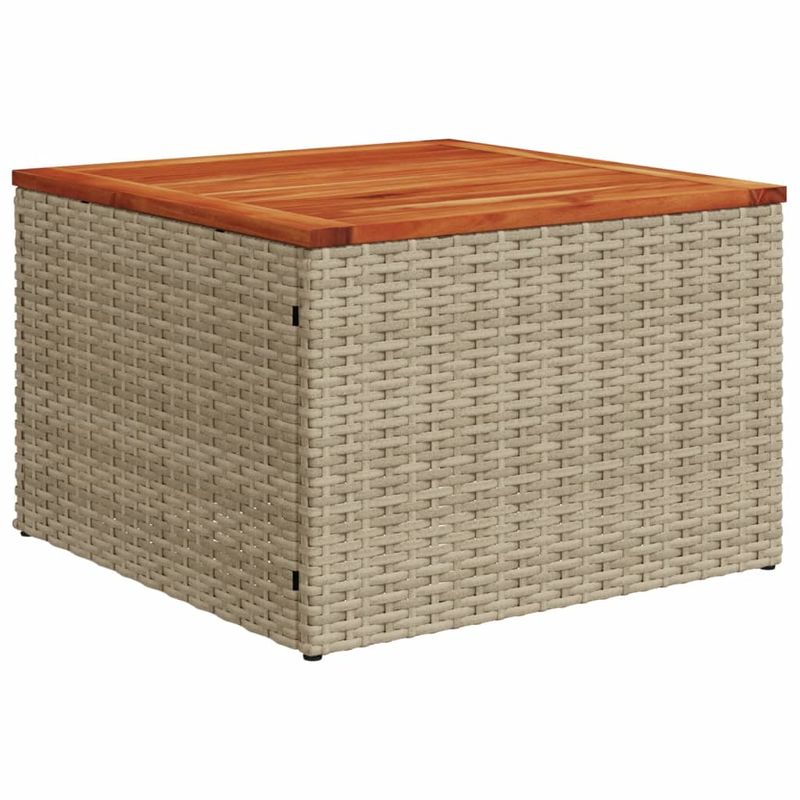 Casa si Gradina - Gradina si terasa - Mobilier exterior - Seturi mobila gradina - Set canapele de gradina, 9 piese, cu perne, bej, poliratan - Infinity.ro