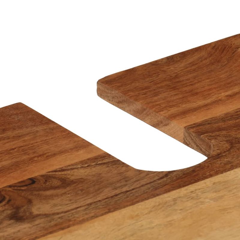 Casa si Gradina - Mobilier - Mobilier baie - Comode baie - Dulap de baie, 55x35x60 cm, lemn masiv de acacia si fier - Infinity.ro