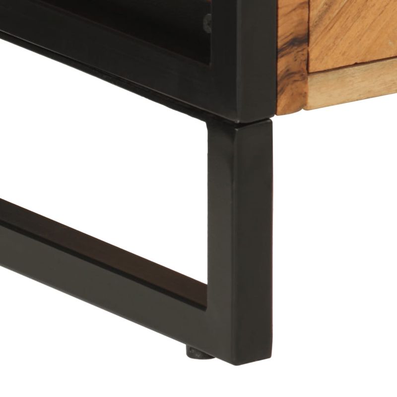 Casa si Gradina - Mobilier - Mobilier baie - Comode baie - Dulap de baie, 55x35x60 cm, lemn masiv de acacia si fier - Infinity.ro