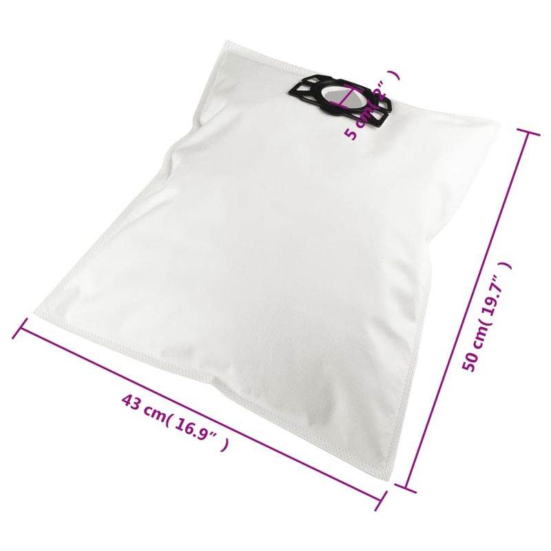 Electronice si Electrocasnice - Ingrijirea locuintei - Accesorii aparate pentru ingrijirea locuintei - Saci de aspirator pentru Karcher WD4, 20 buc. - Infinity.ro