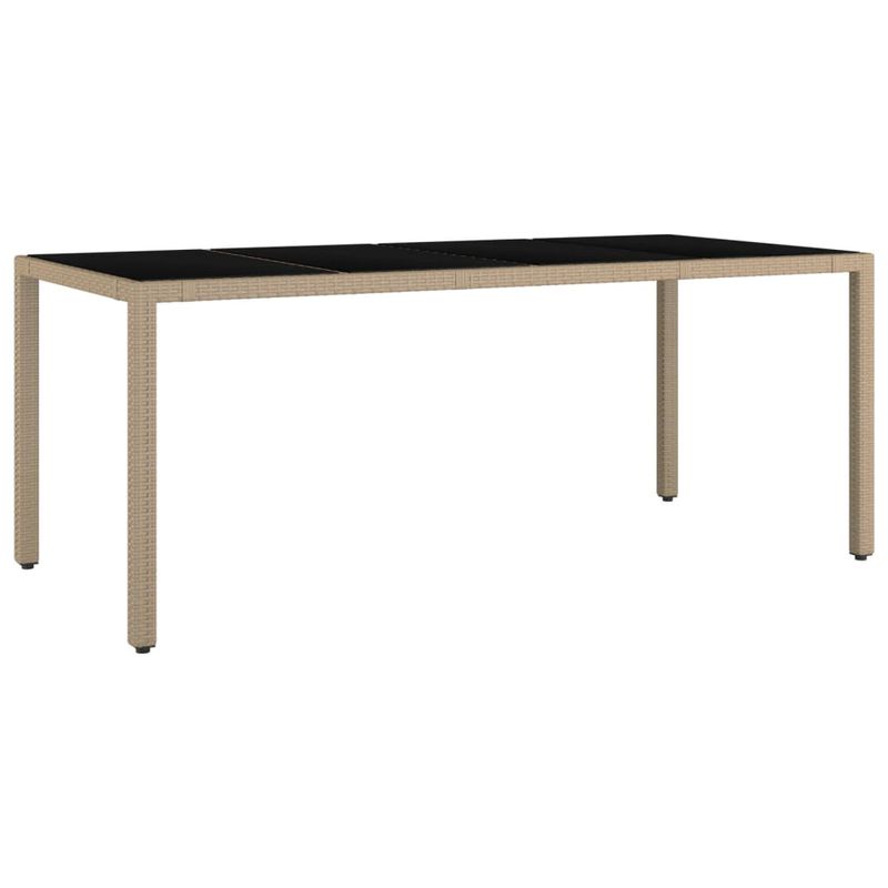 Casa si Gradina - Gradina si terasa - Mobilier exterior - Seturi mobila gradina - Set de masa pentru gradina, 9 piese, cu perne, bej, poliratan - Infinity.ro