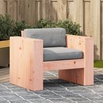 Casa si Gradina - Gradina si terasa - Mobilier exterior - Canapele si fotolii gradina - Canapea de gradina, 79x60x62 cm, lemn masiv douglas - Infinity.ro