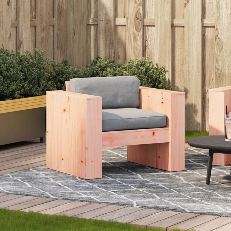 Casa si Gradina - Gradina si terasa - Mobilier exterior - Canapele si fotolii gradina - Canapea de gradina, 79x60x62 cm, lemn masiv douglas - Infinity.ro