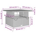 Casa si Gradina - Gradina si terasa - Mobilier exterior - Seturi mobila gradina - Set mobilier de gradina cu perne, 2 piese, gri, poliratan - Infinity.ro