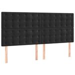Casa si Gradina - Mobilier - Paturi si accesorii - Paturi - Pat box spring cu saltea, negru, 180x200 cm, catifea - Infinity.ro