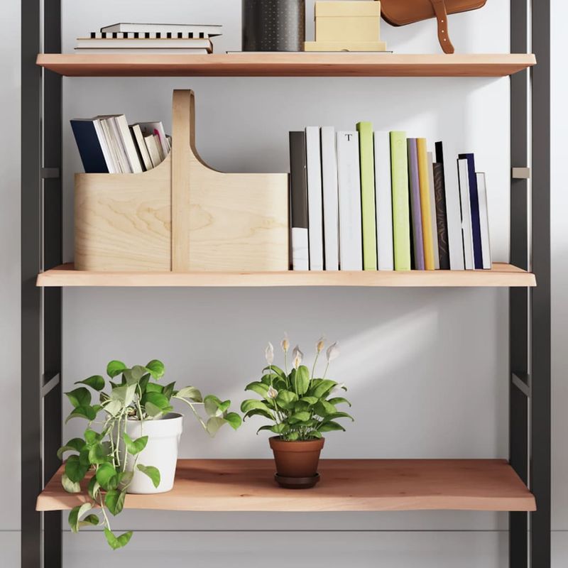 Casa si Gradina - Mobilier - Biblioteci si rafturi - Rafturi - Polita de perete, 100x50x2 cm, lemn masiv de stejar netratat - Infinity.ro