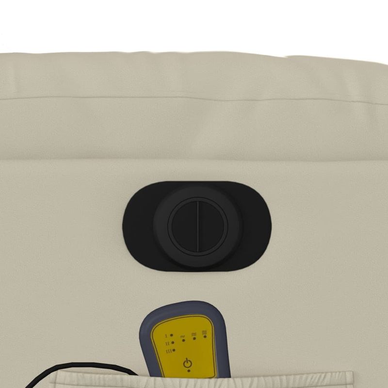 Ingrijire personala si Cosmetice - Sanatate si wellness - Articole wellness - Fotolii de masaj - Fotoliu electric de masaj rabatabil, crem, piele ecologica - Infinity.ro