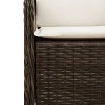 Casa si Gradina - Gradina si terasa - Mobilier exterior - Seturi mobila gradina - Set mobilier de gradina cu perne, 7 piese, maro, poliratan - Infinity.ro