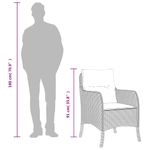 Casa si Gradina - Gradina si terasa - Mobilier exterior - Seturi mobila gradina - Set mobilier de gradina cu perne, 7 piese, maro, poliratan - Infinity.ro
