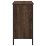 Casa si Gradina - Mobilier - Mobilier baie - Comode baie - Comoda chiuveta de baie, stejar maro, 80x30x60 cm lemn prelucrat - Infinity.ro