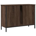 Casa si Gradina - Mobilier - Mobilier baie - Comode baie - Comoda chiuveta de baie, stejar maro, 80x30x60 cm lemn prelucrat - Infinity.ro