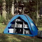Sport si Outdoor - Camping - Corturi camping - Cort depozitare 9 compartimente albastru 125x50x68cm tafta 185T - Infinity.ro