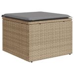 Casa si Gradina - Gradina si terasa - Mobilier exterior - Seturi mobila gradina - Set canapele de gradina, 8 piese, cu perne, bej, poliratan - Infinity.ro