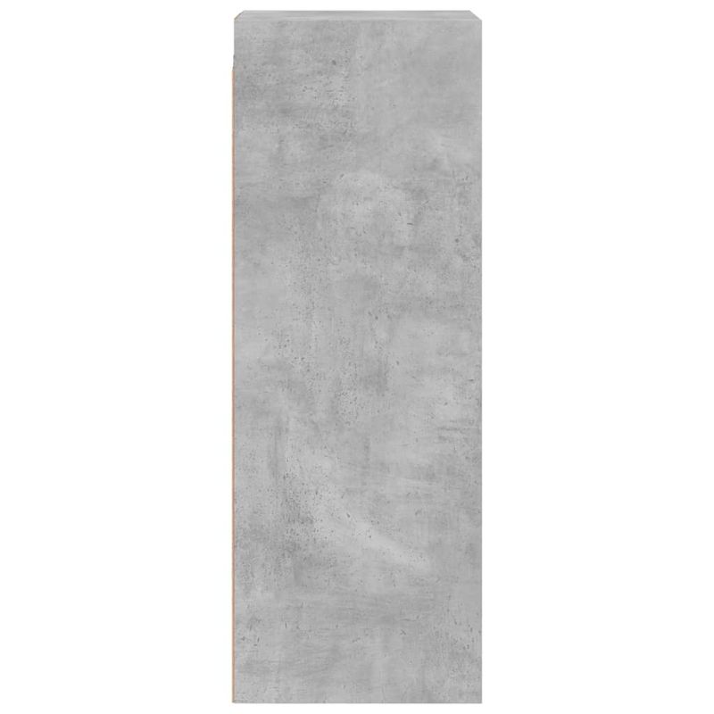 Casa si Gradina - Mobilier - Dulapuri si sifoniere - Dulapuri - Dulap de perete cu usi din sticla, gri beton, 35x37x100 cm - Infinity.ro