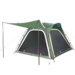 Sport si Outdoor - Camping - Corturi camping - Cort de camping, 4 persoane, verde, impermeabil, setare rapida - Infinity.ro