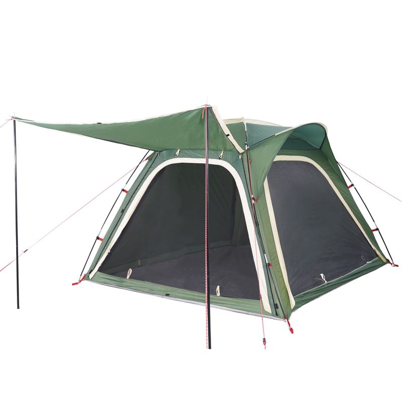 Sport si Outdoor - Camping - Corturi camping - Cort de camping, 4 persoane, verde, impermeabil, setare rapida - Infinity.ro