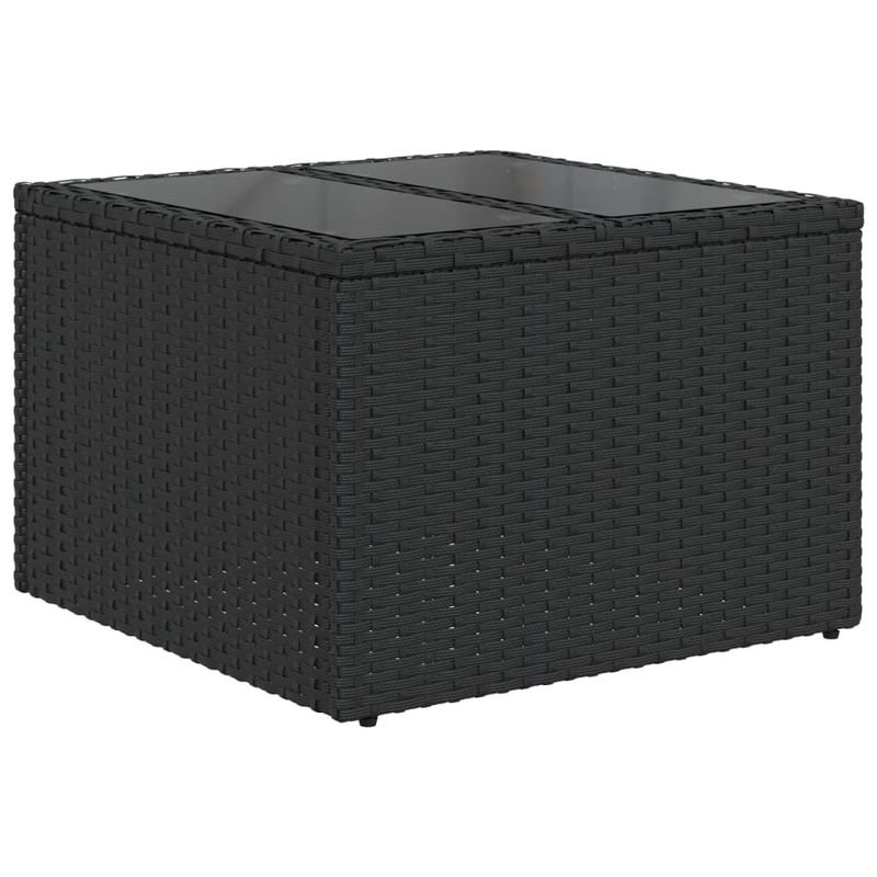 Casa si Gradina - Gradina si terasa - Mobilier exterior - Seturi mobila gradina - Set canapele de gradina cu perne, 7 piese, negru, poliratan - Infinity.ro