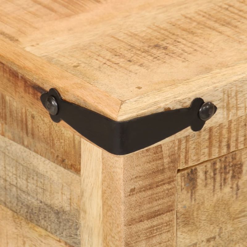 Casa si Gradina - Mobilier - Comode si corpuri - Noptiere - Noptiera, 40x40x50 cm, lemn masiv de mango - Infinity.ro