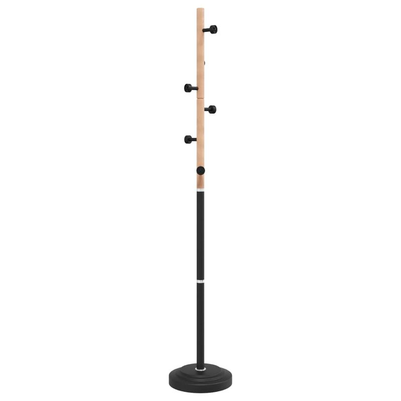 Casa si Gradina - Mobilier - Organizare si depozitare - Cuiere - Cuier de haine, negru, 177 cm, fier vopsit electrostatic - Infinity.ro