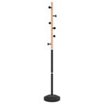 Casa si Gradina - Mobilier - Organizare si depozitare - Cuiere - Cuier de haine, negru, 177 cm, fier vopsit electrostatic - Infinity.ro