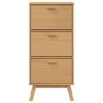 Casa si Gradina - Mobilier - Organizare si depozitare - Organizator incaltaminte - Pantofar „OLDEN”, maro, 55x35x120 cm, lemn masiv pin - Infinity.ro
