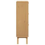 Casa si Gradina - Mobilier - Organizare si depozitare - Organizator incaltaminte - Pantofar „OLDEN”, maro, 55x35x120 cm, lemn masiv pin - Infinity.ro