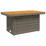 Casa si Gradina - Gradina si terasa - Mobilier exterior - Seturi mobila gradina - Set mobilier de gradina cu perne, 2 piese, gri, poliratan - Infinity.ro