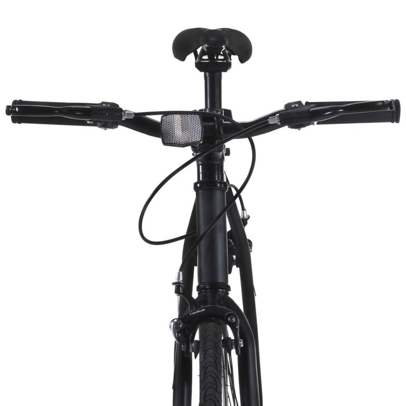 Sport si Outdoor - Ciclism - Biciclete pentru adulți - De oras - Bicicleta cu angrenaj fix, negru si albastru, 700c, 51 cm - Infinity.ro