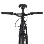 Sport si Outdoor - Ciclism - Biciclete pentru adulți - De oras - Bicicleta cu angrenaj fix, negru si portocaliu, 700c, 55 cm - Infinity.ro