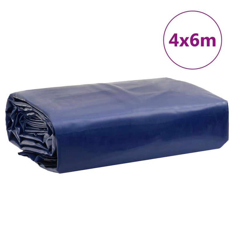 Casa si Gradina - Gradina si terasa - Umbrele si pavilioane - Pavilioane - Prelata, albastru, 4x6 m, 650 g/m² - Infinity.ro