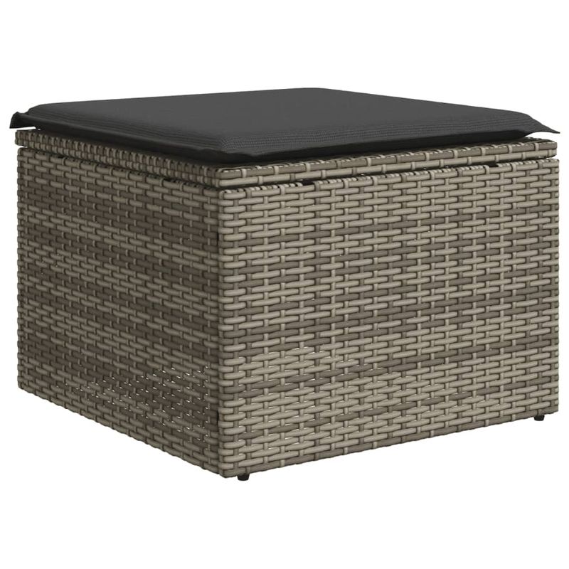 Casa si Gradina - Gradina si terasa - Mobilier exterior - Seturi mobila gradina - Set canapele de gradina cu perne, 8 piese, gri, poliratan - Infinity.ro