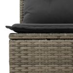 Casa si Gradina - Gradina si terasa - Mobilier exterior - Seturi mobila gradina - Set canapele de gradina cu perne, 8 piese, gri, poliratan - Infinity.ro
