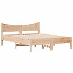 Casa si Gradina - Mobilier - Paturi si accesorii - Paturi - Cadru de pat, 135x190 cm, lemn masiv de pin - Infinity.ro