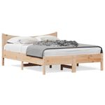 Casa si Gradina - Mobilier - Paturi si accesorii - Paturi - Cadru de pat, 135x190 cm, lemn masiv de pin - Infinity.ro