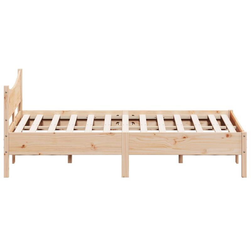 Casa si Gradina - Mobilier - Paturi si accesorii - Paturi - Cadru de pat, 135x190 cm, lemn masiv de pin - Infinity.ro