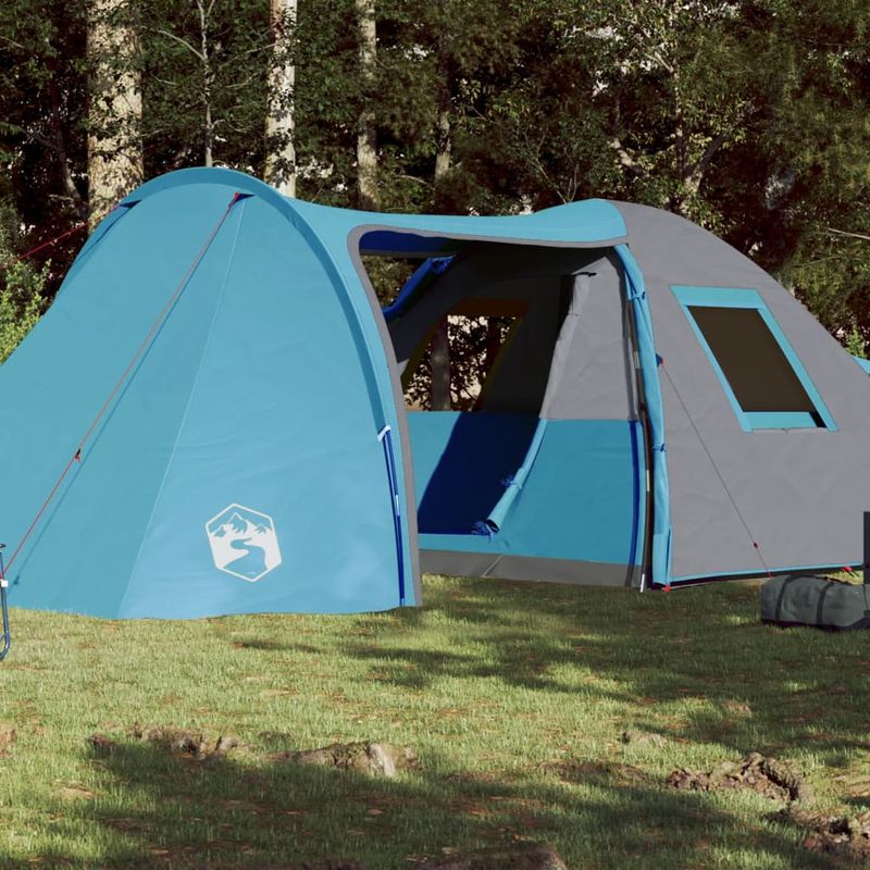 Sport si Outdoor - Camping - Corturi camping - Cort camping pentru 6 persoane, albastru, impermeabil - Infinity.ro