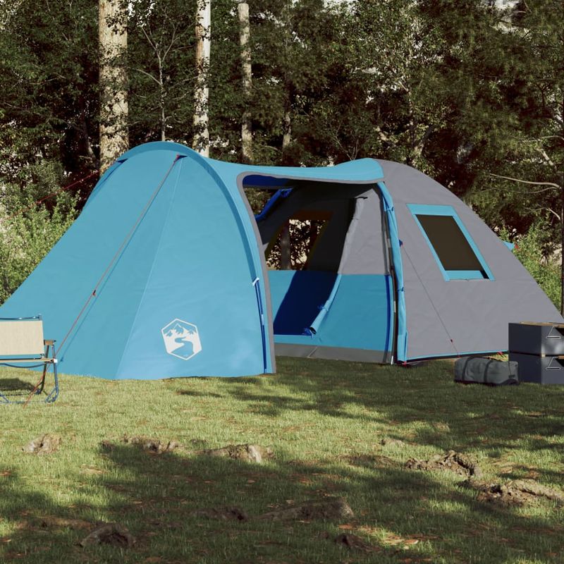 Sport si Outdoor - Camping - Corturi camping - Cort camping pentru 6 persoane, albastru, impermeabil - Infinity.ro