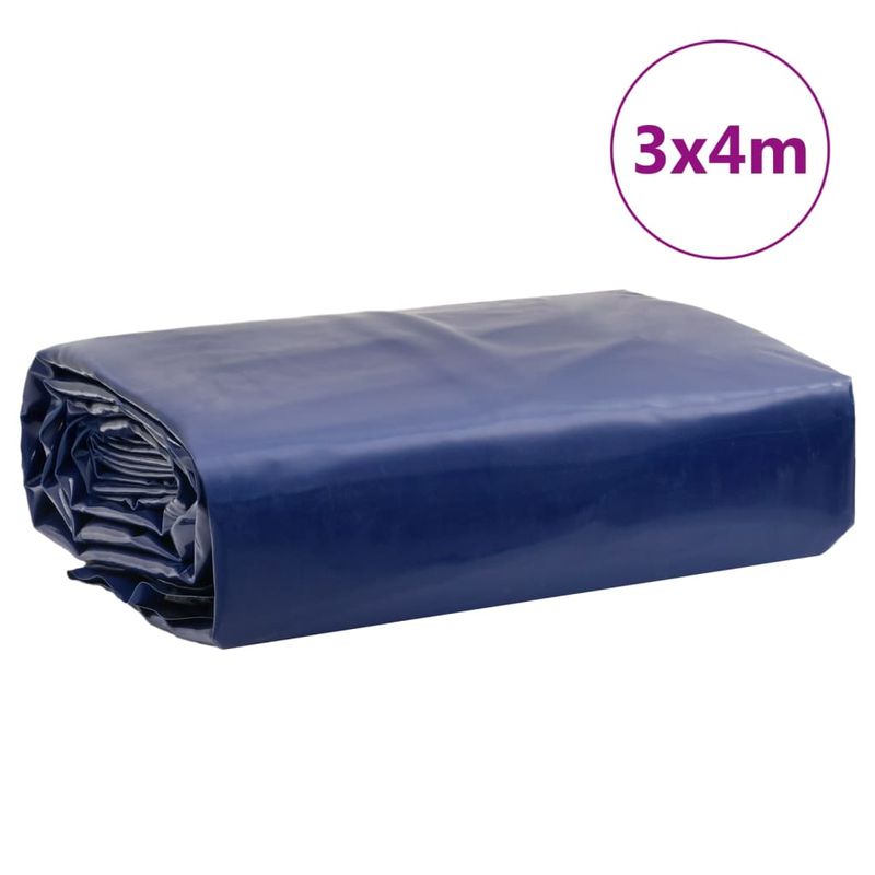Casa si Gradina - Gradina si terasa - Umbrele si pavilioane - Pavilioane - Prelata, albastru, 3x4 m, 650 g/m² - Infinity.ro