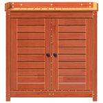 Casa si Gradina - Gradinarit si plante - Plante si ghivece - Ghivece si suporturi - Masa de plantare cu rafturi maro 82,5x50x86,5 cm lemn masiv pin - Infinity.ro