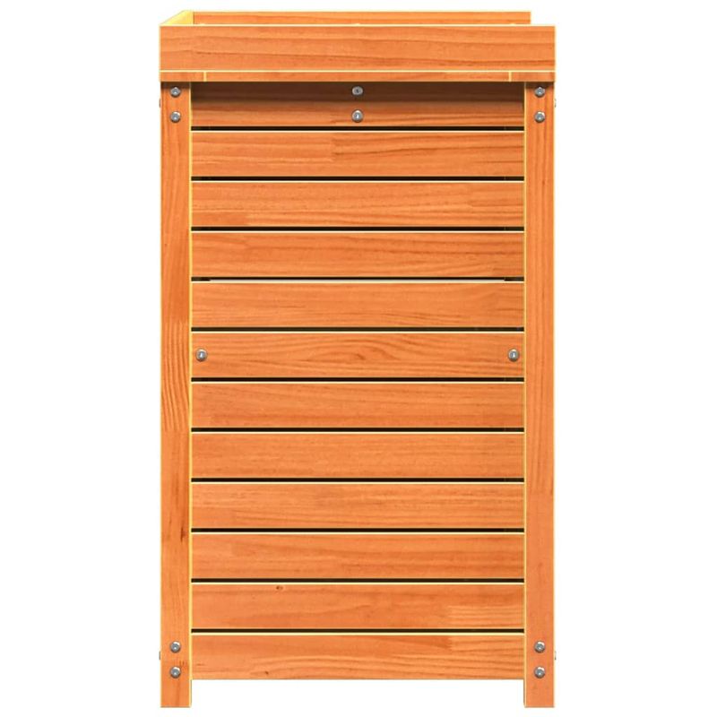 Casa si Gradina - Gradinarit si plante - Plante si ghivece - Ghivece si suporturi - Masa de plantare cu rafturi maro 82,5x50x86,5 cm lemn masiv pin - Infinity.ro