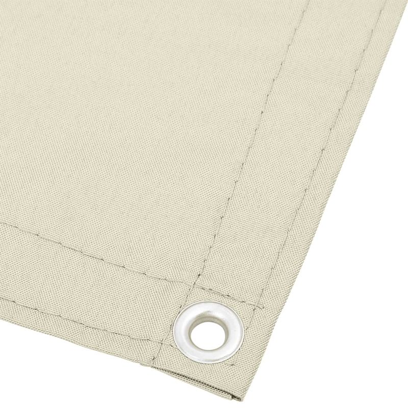 Casa si Gradina - Gradina si terasa - Umbrele si pavilioane - Umbrele - Paravan de balcon, crem, 120x800 cm, 100% poliester oxford - Infinity.ro