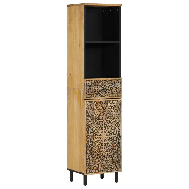 Casa si Gradina - Mobilier - Seturi de mobilier - Seturi baie - Set mobilier de baie, 3 piese, lemn masiv de mango - Infinity.ro