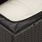 Casa si Gradina - Gradina si terasa - Mobilier exterior - Seturi mobila gradina - Set mobilier de gradina cu perne, 9 piese, negru, poliratan - Infinity.ro