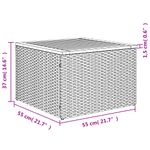 Casa si Gradina - Gradina si terasa - Mobilier exterior - Seturi mobila gradina - Set mobilier de gradina cu perne, 9 piese, negru, poliratan - Infinity.ro