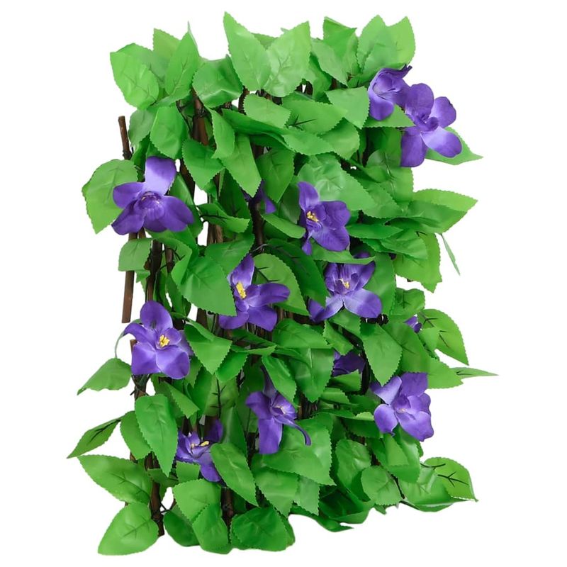 Casa si Gradina - Gradina si terasa - Garduri, panouri si accesorii - Spalier iedera artificiala extensibil, 5 buc., verde, 180x20 cm - Infinity.ro