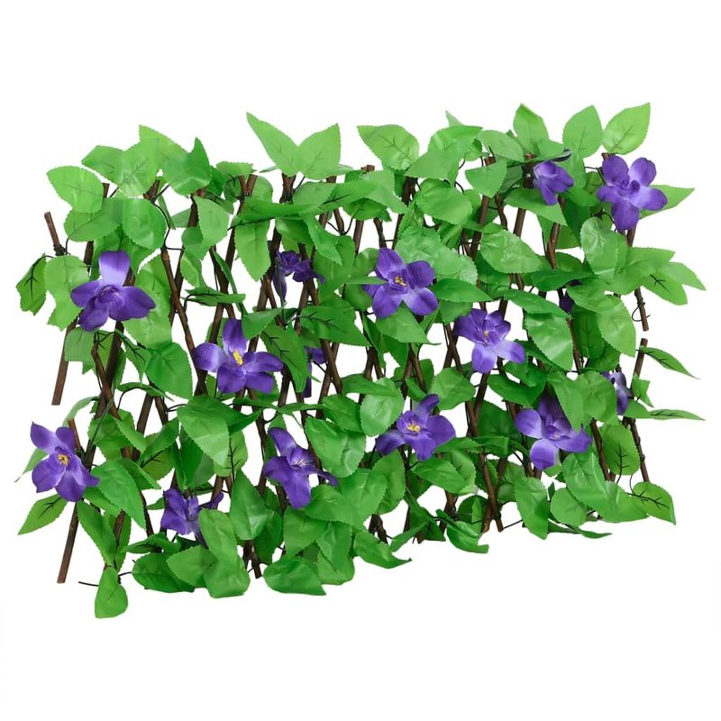 Casa si Gradina - Gradina si terasa - Garduri, panouri si accesorii - Spalier iedera artificiala extensibil, 5 buc., verde, 180x20 cm - Infinity.ro